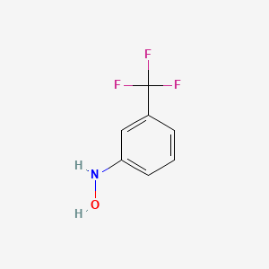 molecular formula C7H6F3NO B3190023 N-Hydroxy-3-(trifluoromethyl)aniline CAS No. 38160-76-8