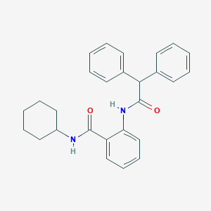 N-cyclohexyl-2-[(diphenylacetyl)amino]benzamide