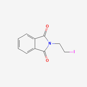 molecular formula C10H8INO2 B3190200 1H-Isoindole-1,3(2H)-dione, 2-(2-iodoethyl)- CAS No. 40149-83-5