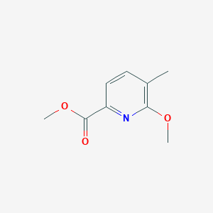 molecular formula C9H11NO3 B3190214 Methyl 6-methoxy-5-methylpicolinate CAS No. 401792-82-3