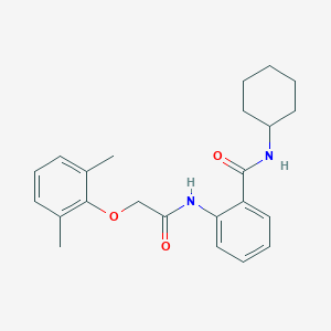 N-cyclohexyl-2-{[(2,6-dimethylphenoxy)acetyl]amino}benzamide