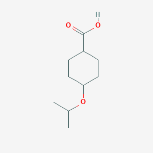 molecular formula C10H18O3 B3190314 4-Isopropoxycyclohexanecarboxylic acid CAS No. 409346-68-5