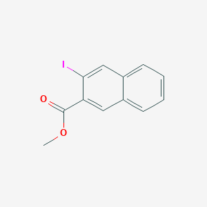 molecular formula C12H9IO2 B3190316 Methyl 3-iodo-2-naphthoate CAS No. 409369-87-5