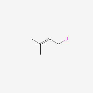 molecular formula C5H9I B3190323 1-Iodo-3-methyl-2-butene CAS No. 41004-19-7