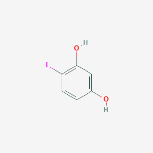 molecular formula C6H5IO2 B3190327 1,3-Benzenediol, 4-iodo- CAS No. 41046-68-8