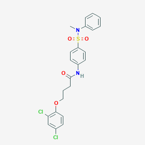 4-(2,4-dichlorophenoxy)-N-{4-[(methylanilino)sulfonyl]phenyl}butanamide