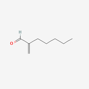 molecular formula C8H14O B3190368 2-Methyleneheptan-1-al CAS No. 4125-23-9