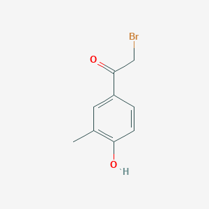 2-Bromo-1-(4-hydroxy-3-methylphenyl)ethan-1-one