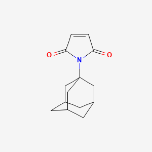 molecular formula C14H17NO2 B3190487 1-(1-Adamantyl)pyrrole-2,5-dione CAS No. 42867-36-7