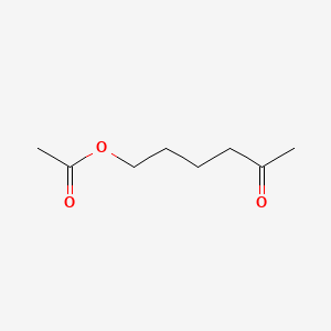 molecular formula C8H14O3 B3190506 2-Hexanone, 6-(acetyloxy)- CAS No. 4305-26-4