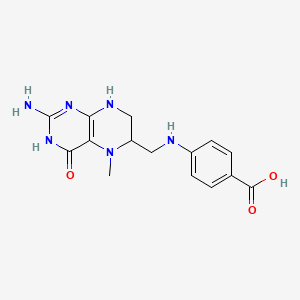 molecular formula C15H18N6O3 B3190534 5-Methyltetrahydropteroic acid CAS No. 4349-41-1