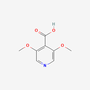 molecular formula C8H9NO4 B3190562 3,5-Dimethoxyisonicotinic acid CAS No. 444087-36-9