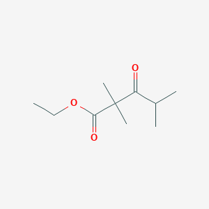 molecular formula C10H18O3 B3190569 Ethyl 2,2,4-trimethyl-3-oxopentanoate CAS No. 4447-64-7