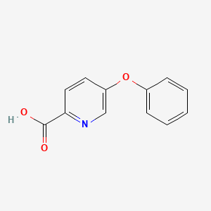 molecular formula C12H9NO3 B3190583 5-苯氧基吡啶-2-羧酸 CAS No. 444919-20-4