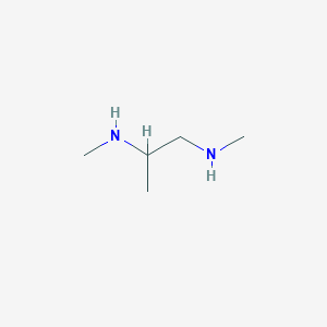 molecular formula C5H14N2 B3190599 1,2-Propanediamine, N,N'-dimethyl- CAS No. 44595-64-4