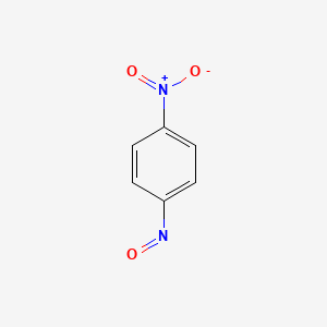 molecular formula C6H4N2O3 B3190631 Benzene, 1-nitro-4-nitroso- CAS No. 4485-08-9