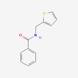 molecular formula C12H11NOS B3190676 N-(thiophen-2-ylmethyl)benzamide CAS No. 4595-96-4