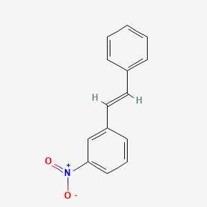 molecular formula C14H11NO2 B3190729 3-Nitrostilbene CAS No. 4714-26-5