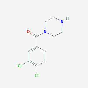 molecular formula C11H12Cl2N2O B3190783 1-(3,4-Dichlorobenzoyl)piperazine CAS No. 477204-98-1