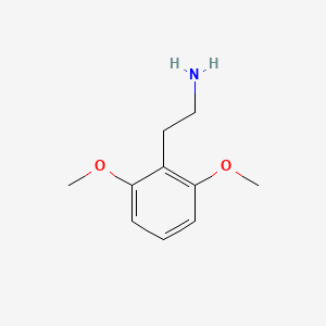 molecular formula C10H15NO2 B3190851 2-(2,6-Dimethoxyphenyl)ethanamine CAS No. 486-95-3