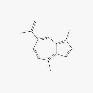 molecular formula C15H16 B3190857 Lactarazulene CAS No. 489-85-0