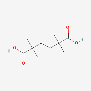 molecular formula C10H18O4 B3190860 Hexanedioic acid, 2,2,5,5-tetramethyl- CAS No. 4916-85-2