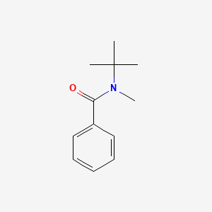 molecular formula C12H17NO B3190889 Benzamide, N-(1,1-dimethylethyl)-N-methyl- CAS No. 49690-12-2
