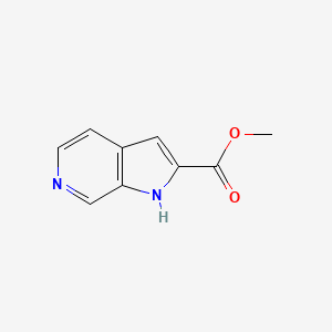 molecular formula C9H8N2O2 B3190915 methyl 1H-pyrrolo[2,3-c]pyridine-2-carboxylate CAS No. 501892-49-5