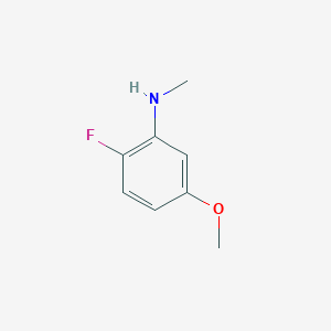 Benzenamine, 2-fluoro-5-methoxy-N-methyl-