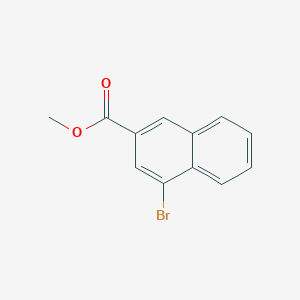 molecular formula C12H9BrO2 B3190944 4-溴-2-萘甲酸甲酯 CAS No. 5043-29-8