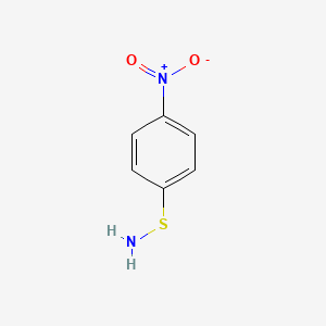 molecular formula C6H6N2O2S B3191041 s-(4-Nitrophenyl)thiohydroxylamine CAS No. 5147-64-8