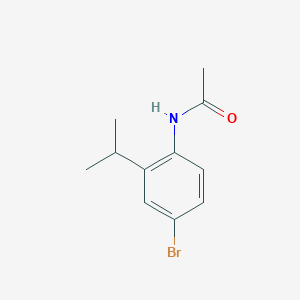 molecular formula C11H14BrNO B3191075 N-(4-bromo-2-isopropylphenyl)acetamide CAS No. 51688-72-3