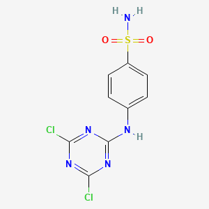 Benzenesulfonamide, 4-[(4,6-dichloro-1,3,5-triazin-2-yl)amino]-