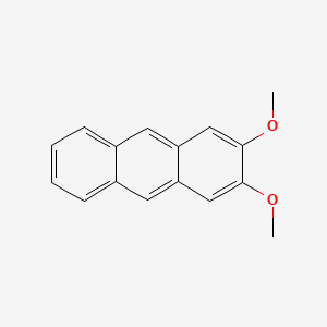 molecular formula C16H14O2 B3191097 Anthracene, 2,3-dimethoxy- CAS No. 51790-19-3