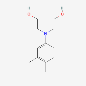 molecular formula C12H19NO2 B3191147 n,n-Bis(2-hydroxyethyl)-3,4-dimethylaniline CAS No. 52163-51-6