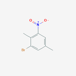 molecular formula C8H8BrNO2 B3191179 1-Bromo-2,5-dimethyl-3-nitrobenzene CAS No. 52415-03-9