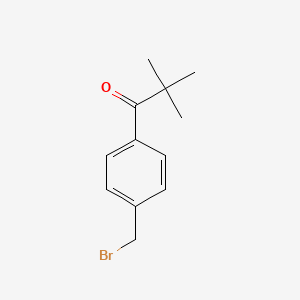 1-[4-(Bromomethyl)phenyl]-2,2-dimethylpropan-1-one