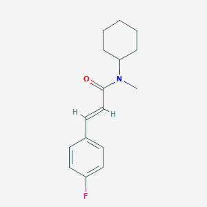 molecular formula C16H20FNO B319120 N-cyclohexyl-3-(4-fluorophenyl)-N-methylacrylamide 