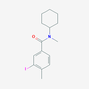 molecular formula C15H20INO B319121 N-cyclohexyl-3-iodo-N,4-dimethylbenzamide 