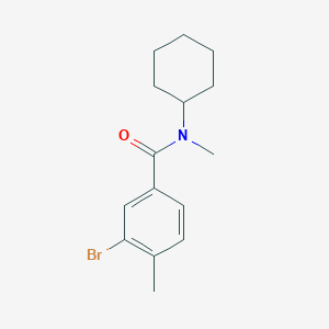 molecular formula C15H20BrNO B319122 3-bromo-N-cyclohexyl-N,4-dimethylbenzamide 