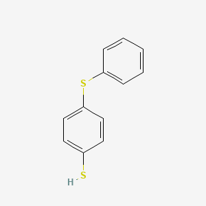 molecular formula C12H10S2 B3191230 Benzenethiol, 4-(phenylthio)- CAS No. 52872-99-8