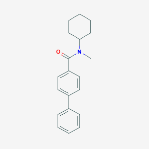 molecular formula C20H23NO B319126 N-cyclohexyl-N-methyl[1,1'-biphenyl]-4-carboxamide 