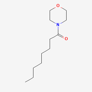 molecular formula C12H23NO2 B3191289 Morpholine, 4-octanoyl- CAS No. 5338-65-8