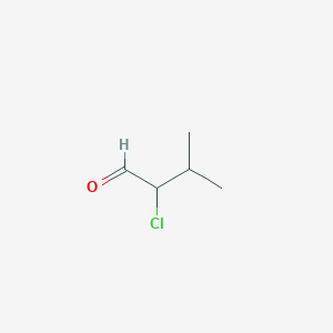 molecular formula C5H9ClO B3191304 2-Chloro-3-methylbutanal CAS No. 53394-32-4