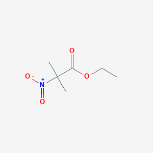 molecular formula C6H11NO4 B3191307 Ethyl 2-methyl-2-nitropropanoate CAS No. 5342-77-8