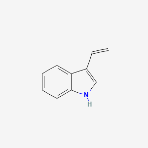 molecular formula C10H9N B3191322 3-Ethenyl-1H-indole CAS No. 53654-36-7