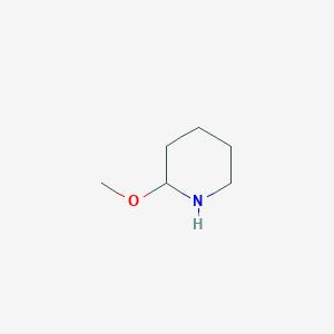molecular formula C6H13NO B3191330 2-Methoxypiperidine CAS No. 53687-79-9