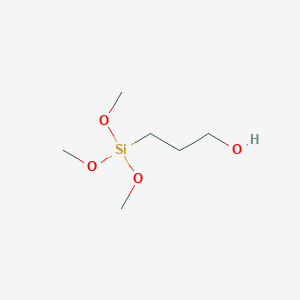 molecular formula C6H16O4Si B3191339 1-Propanol, 3-(trimethoxysilyl)- CAS No. 53764-54-8