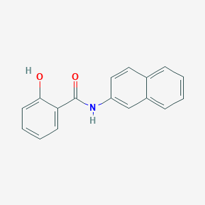 molecular formula C17H13NO2 B3191356 N-2-Naphthylsalicylamide CAS No. 5395-85-7