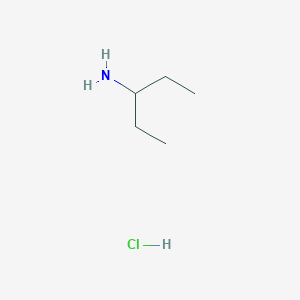 molecular formula C5H14ClN B3191359 Pentan-3-amine hydrochloride CAS No. 5398-26-5